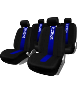 SET COMPLETO SPC1011 COPRISEDILI BLU PER AUTO UNIVERSALI ANTERIORI E POSTERIORI